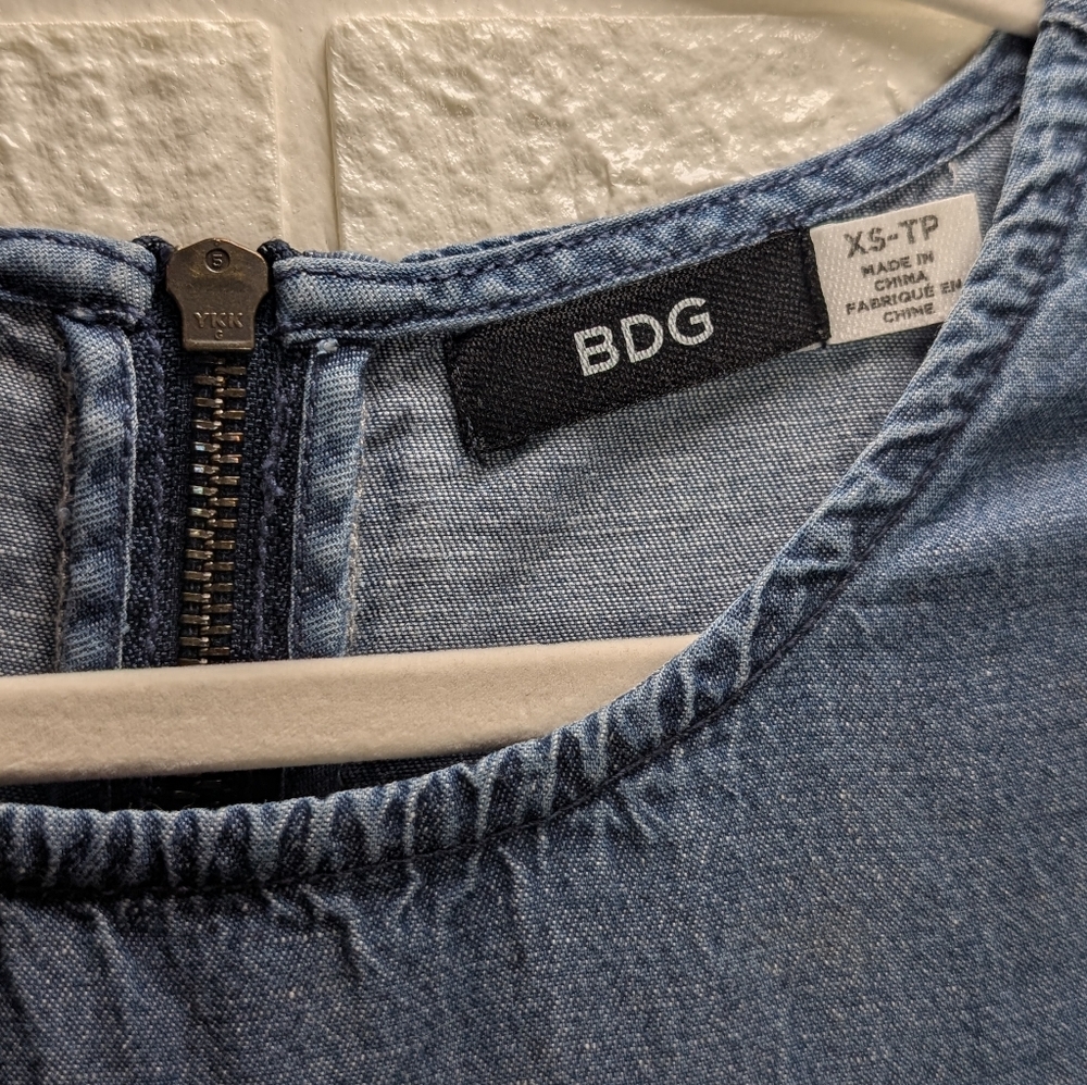 241-BDG‎ urban Outfitters Denim Dress - Blue - Picture 3 of 7